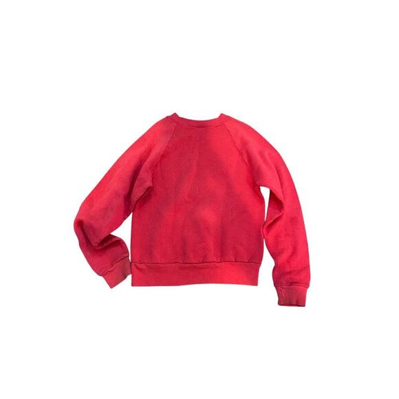 Jerzees Red Kid's Mickey Mouse Disney Crewneck Pullover Sweatshirt Size Medium - Picture 4 of 4